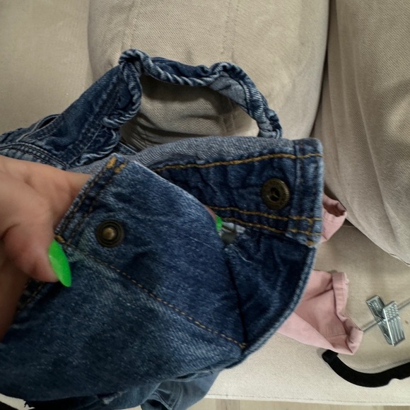 GAP Kids disney minnie mouse overalls embroidered toddler girl denim ruffles - Picture 7 of 10